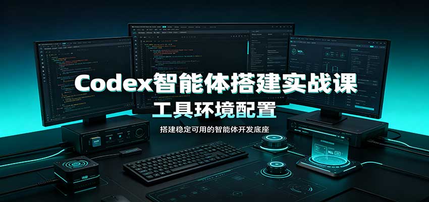 Codex智能体搭建实战课：工具环境配置，自定义技能开发，多业务自动化教学 - 寻创社