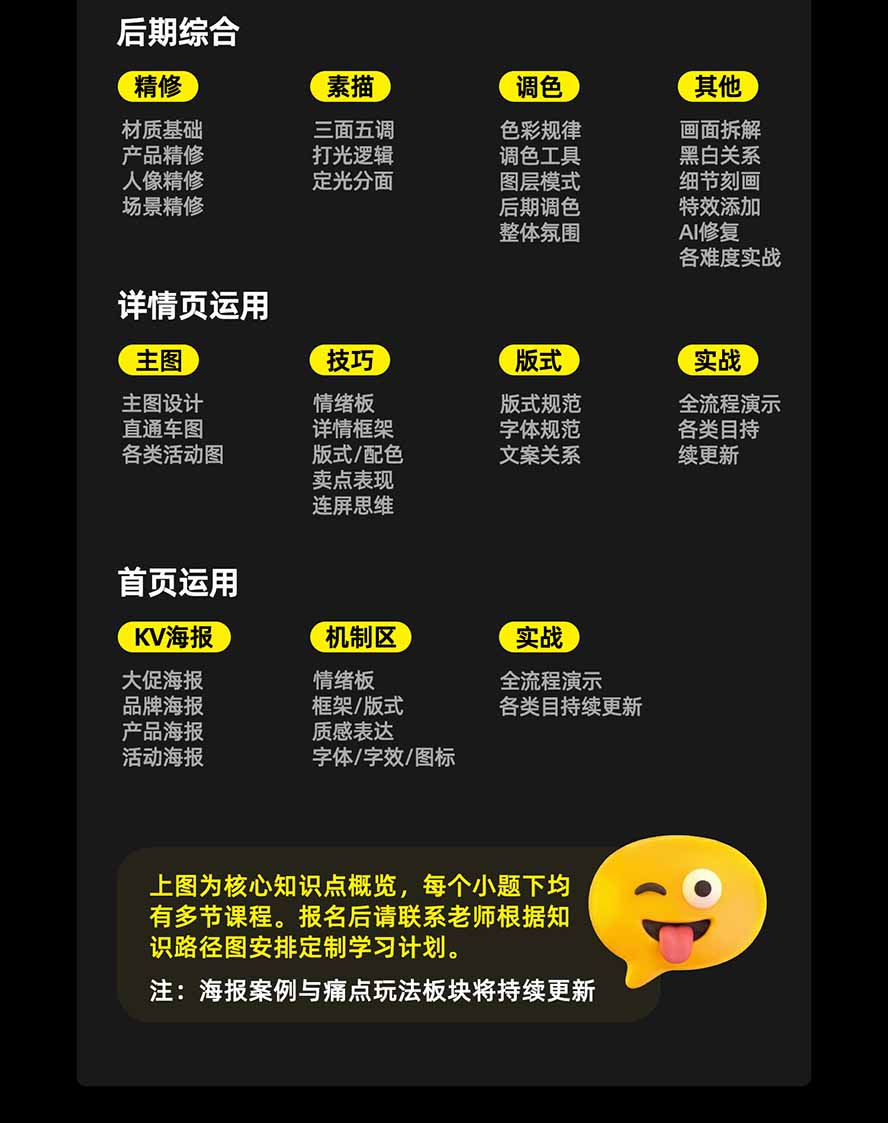 图片[4] - 电商头等舱AI设计全能进阶2026新课：PS+即梦+Nano Banana+ComfyUI，从产品精修到详情页全案设计 - 寻创社