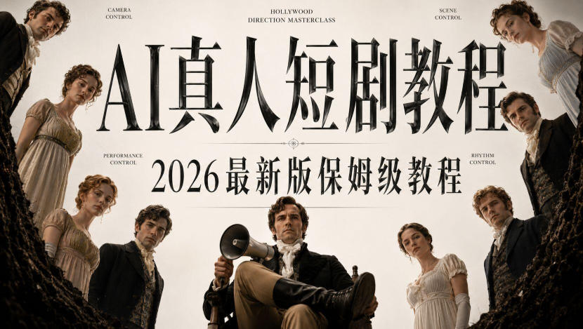 AI真人短剧制作全流程，AI视频大佬专为零基础研制的AI短剧教程，保姆级教程，新手一学就会！ - 寻创社