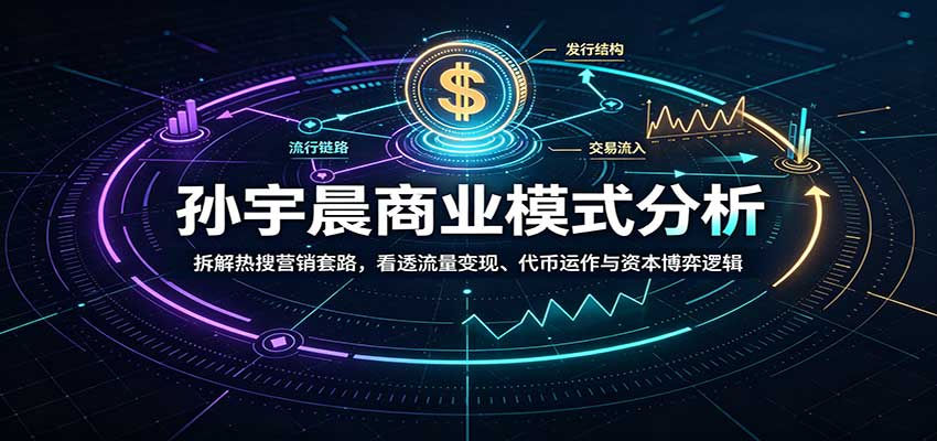 孙宇晨商业模式分析：拆解热搜营销套路，看透流量变现、代币运作与资本博弈逻辑 - 寻创社