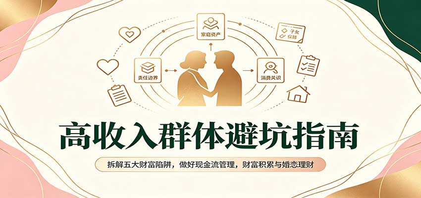 高收入群体避坑指南：拆解五大财富陷阱，做好现金流管理，财富积累与婚恋理财 - 寻创社