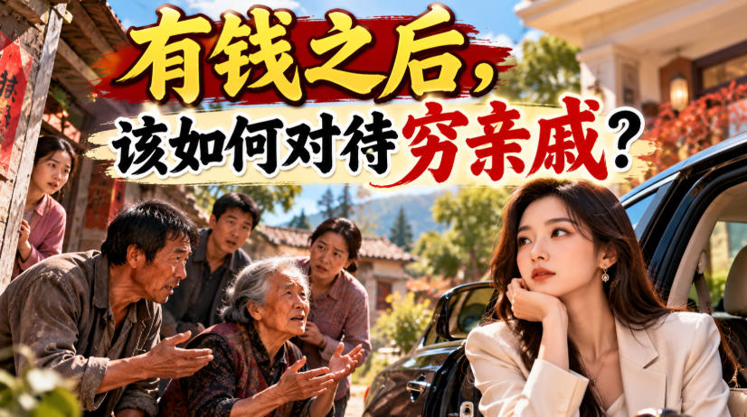 某公众号付费文章：有钱之后，该如何对待穷亲戚？ - 寻创社