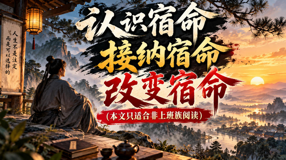某公众号付费文章：认识宿命，接纳宿命，改变宿命(本文只适合非上班族阅读) - 寻创社