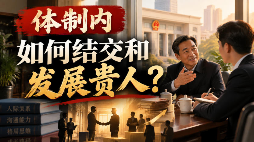 某公众号付费文章：体制内，如何结交和发展贵人? - 寻创社